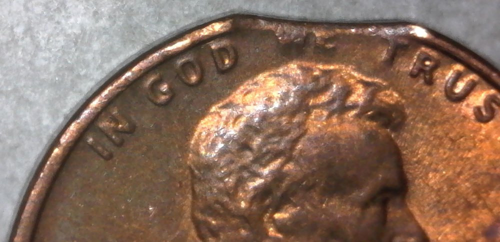 1978-P-Lincoln-Memorial-Cent-With-Curved-Clipped-Planchet-Found-CRH!